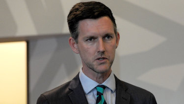 Queensland minister Mark Bailey's private email was first investigated in 2017.