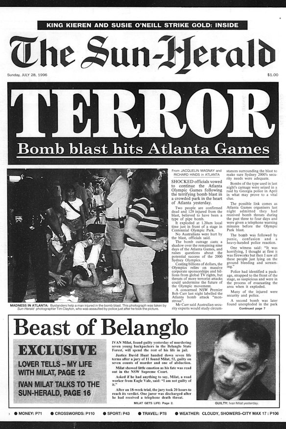 Beast of Belanglo: How The Sun-Herald covered the story in July 1996.