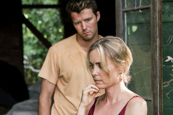 There's an unspoken attraction that persists between Jack (Thomas Cocquerel) and Celeste (Radha Mitchell).