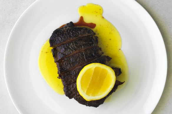The boneless rib eye steak at Icebergs “will never come off the menu”, says head chef Alex Prichard. 