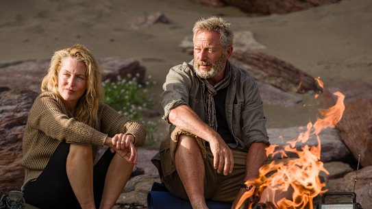 Gillian Anderson and Jason Isaacs in The Salt Path: you can’t help but become involved.