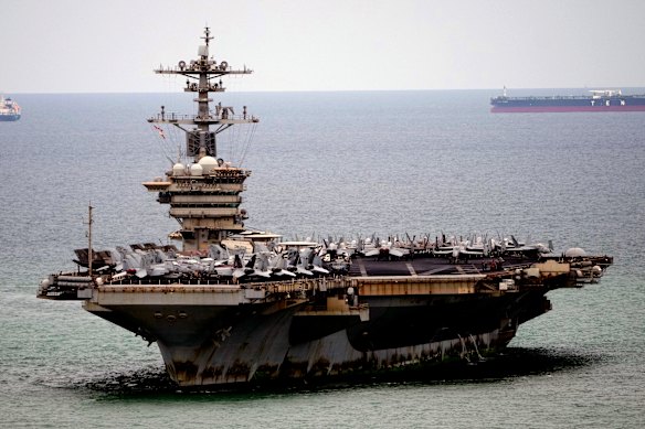 The USS Abraham Lincoln.