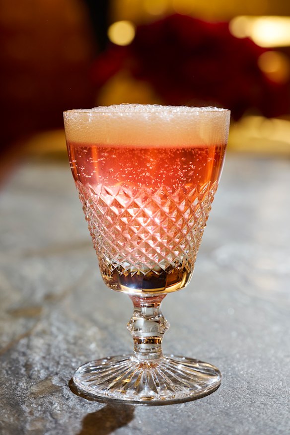 A Champagne Royale is one of the classic cocktails on offer.