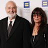 Rob Reiner and wife Michele Singer Reiner at a function in LA in March.