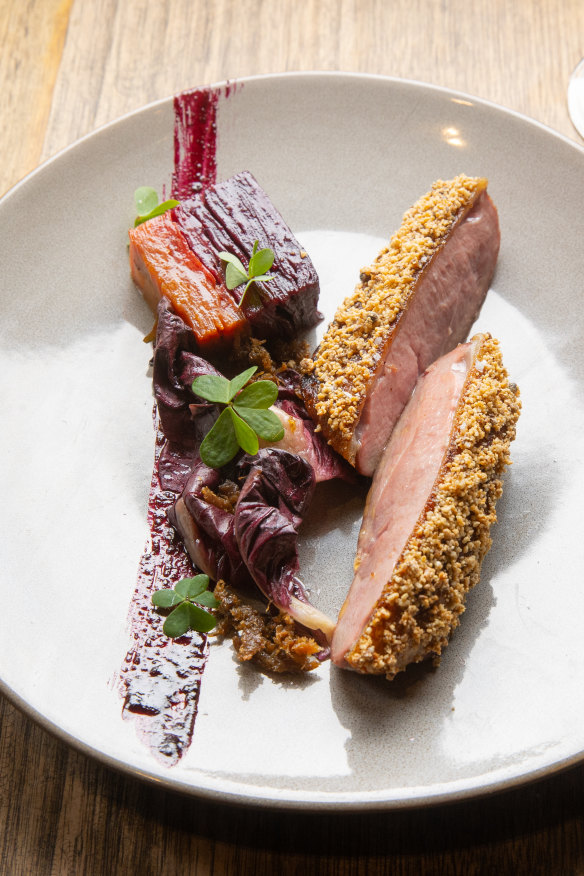 Dry-aged duck breast.
