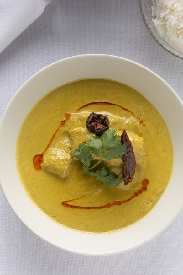 Goan-style fish curry.