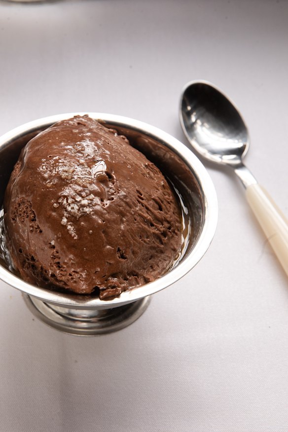 The chocolate mousse is darker and more grown-up than many on Melbourne menus.