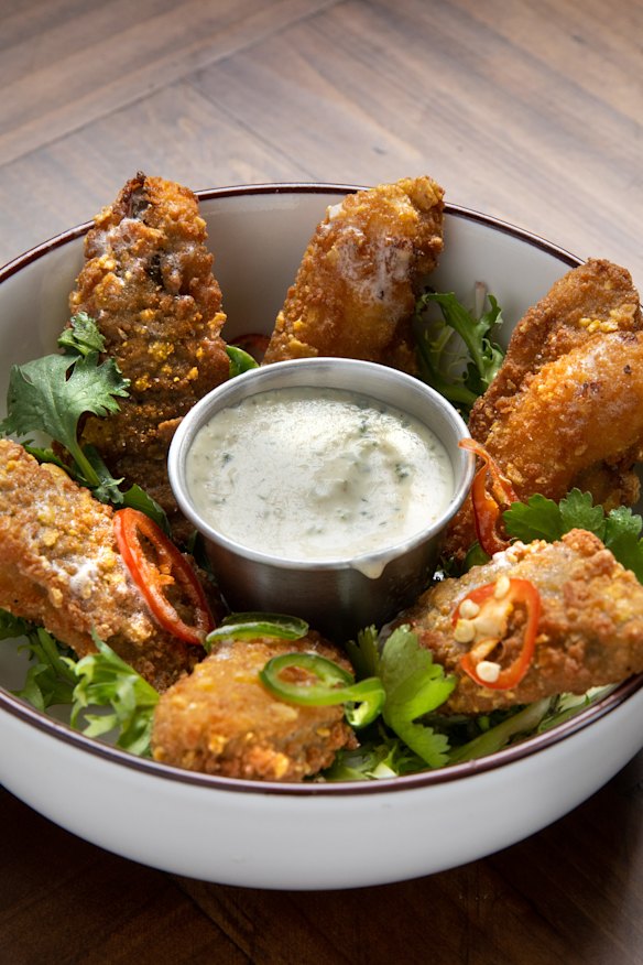 Jalapeno poppers.