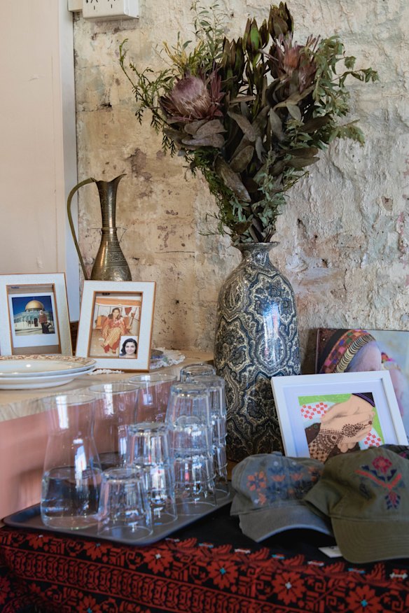 Beit Siti is scattered with family photos and other homely touches.