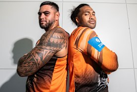 Crash Bros: Royce Hunt and new recruit Bunty Afoa have dropped about 15kgs between them