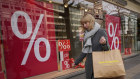 A shopper in Berlin as inflation pushed the European Central Bank to its first rate rises in a decade. 