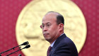 China’s Ambassador to Australia Xiao Qian speaks to media for the New Year’s Press Gathering at the Embassy of China in Canberra, Wednesday, January 17, 2024.