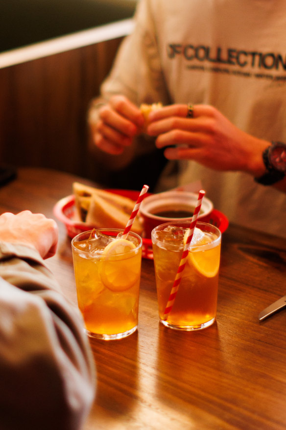 Enjoy beverages from beers to cocktails.