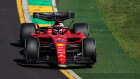 Charles Leclerc gets on the track at Albert Park during practice on Friday.