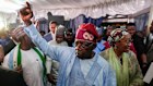 Nigerian President Bola Tinubu, who claimed victory in an election in March.