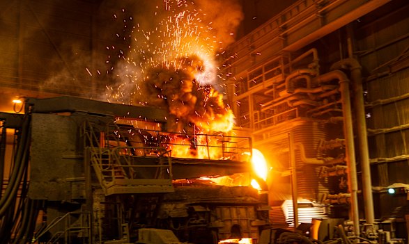 An Arc Furnace is an attack on the senses.