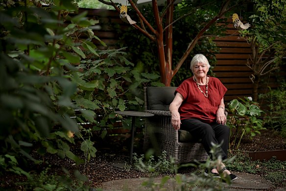 Home grown: Stephanie Alexander is as comfortable in her inner-Melbourne garden as in the kitchen.