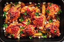 Finish with a sprinkle of feta and pomegranate.
