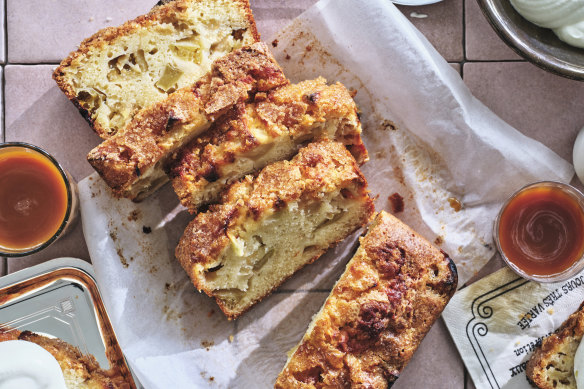 French apple cake.