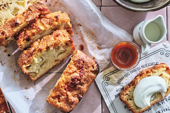 French apple cake.