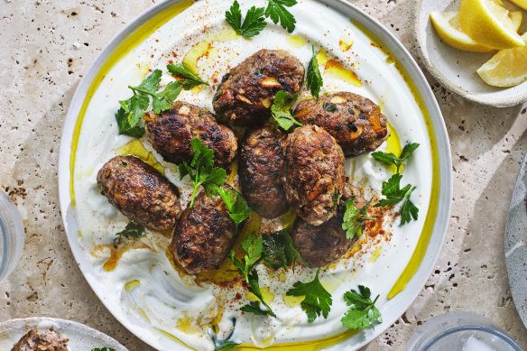 Lamb, almond and apricot kofta.