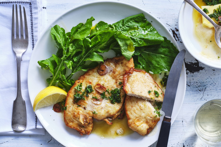 Chicken meuniere.