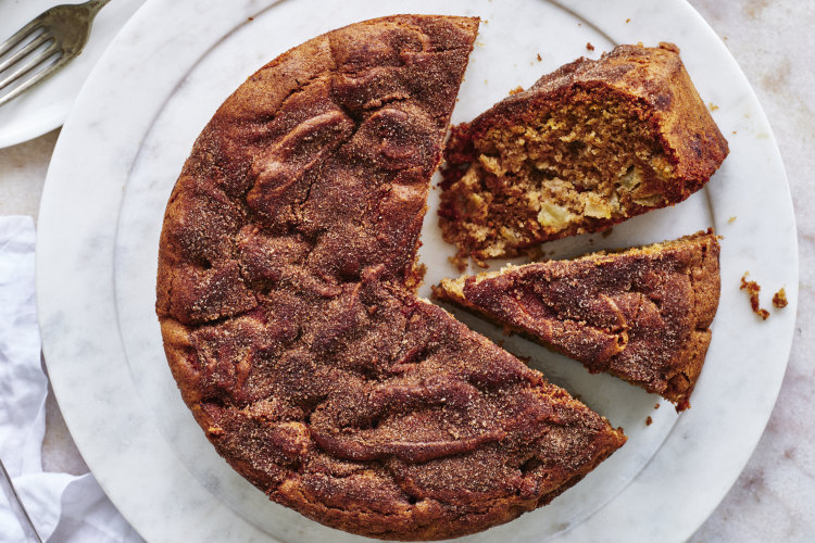 Helen Goh’s quince, cinnamon and ginger cake.