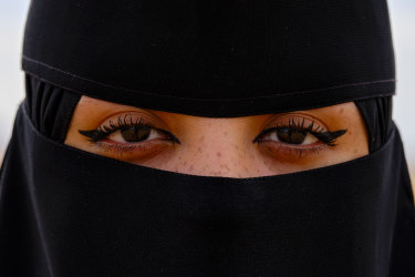 Saudi Arabia, Al Madinah Region, AlUla or Al Ula, portrait of young saudi woman Getty image for Traveller. Single use only.
