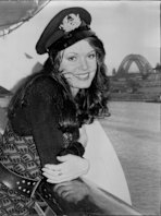 Kerry Anne Wells, in Sydney on June 6, 1972, before leaving to compete in the Miss Universe pageant.