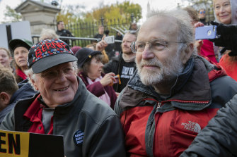 Ben & Jerry’s co-founders Ben Cohen (left) and Jerry Greenfield are at war with their parent company Unilever.