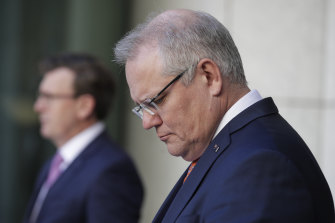 Scott Morrison was forced to sideline Alan Tudge in a turbulent last fortnight of Parliament.