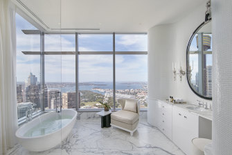 The $66m Boyd Tower is also of interest to overseas buyers. 