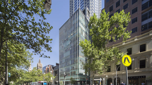 The penthouse at 100 Collins Street is for sale. 