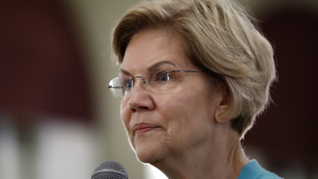 Democratic presidential candidate Senator Elizabeth Warren.