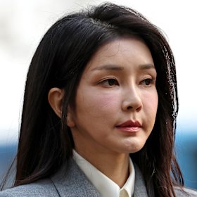 Kim Keon-hee in 2023.