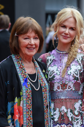 Nicole and Janelle Kidman in Sydney last year.