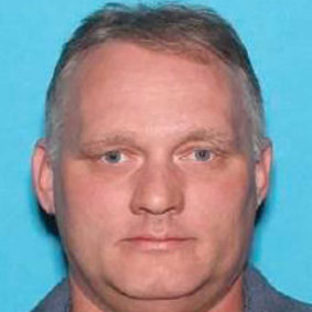 A Pennsylvania Department of Motor Vehicles ID picture of Robert Bowers, the suspect in the attack.