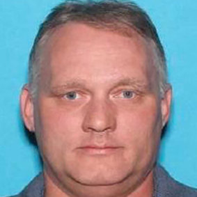A Pennsylvania Department of Motor Vehicles ID picture of Robert Bowers, the suspect in the attack.