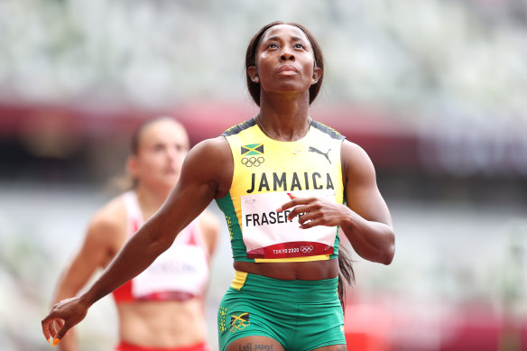 Jamaican great Shelly-Ann Fraser-Pryce.