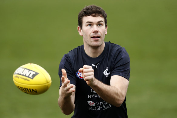 Mitch McGovern kicked the match-winning goal for the Blues in the VFL last weekend.