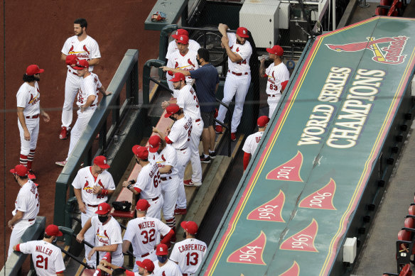 The St Louis Cardinals have been hit by an outbreak of COVID-19.