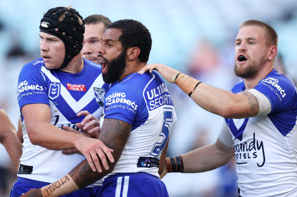 The Bulldogs will struggle to field a full side against Brisbane.