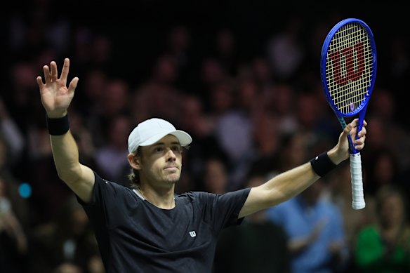 Alex de Minaur was thrilled to win the Rotterdam Open title after losing the past two finals.