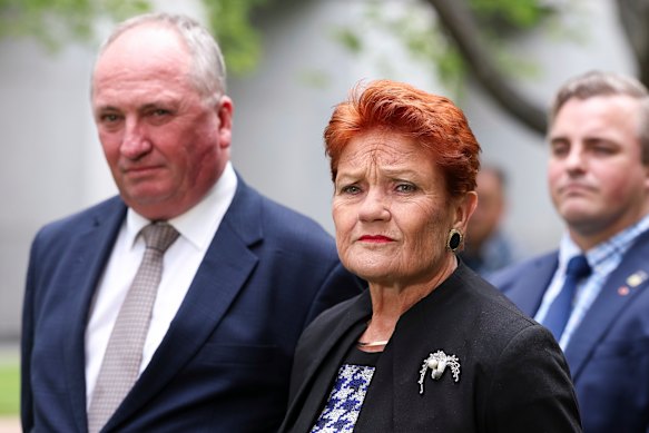 It may be that Pauline Hanson and Barnaby Joyce are two scorpions trapped in a bottle, poised for mutually assured destruction.