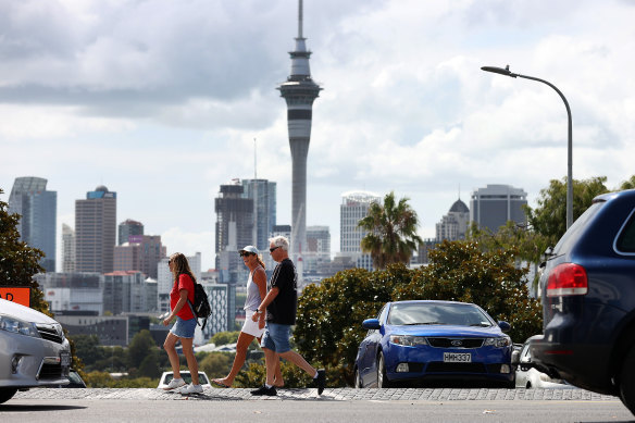 Aucklanders get out following the end of lockdown restrictions.