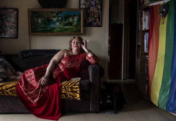 Olivia Bright, 66, is a transgender Wiradjuri woman who expected to "be taken out in a body bag" when she moved into the estate. 