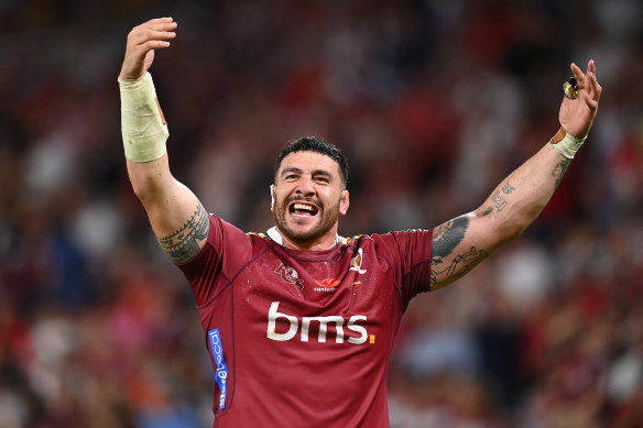 Jeffery Toomaga-Allen has predicted big things for Massimo De Luttis, and revealed where the young prop needs to improve to become a Super Rugby force.