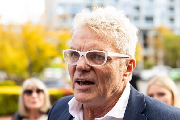 Whistleblower David McBride at the ACT Supreme Court.