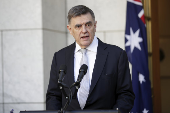 Chief Medical Officer Professor Brendan Murphy on Wednesday.