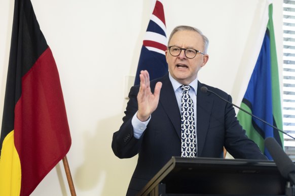 Prime Minister Anthony Albanese says the government needs to pay down debt. 